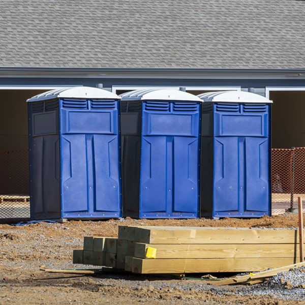 can i customize the exterior of the porta potties with my event logo or branding in Escondida NM